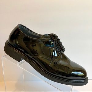 Capps Uniform Shoe  Size 10 Black Oxford Airlite